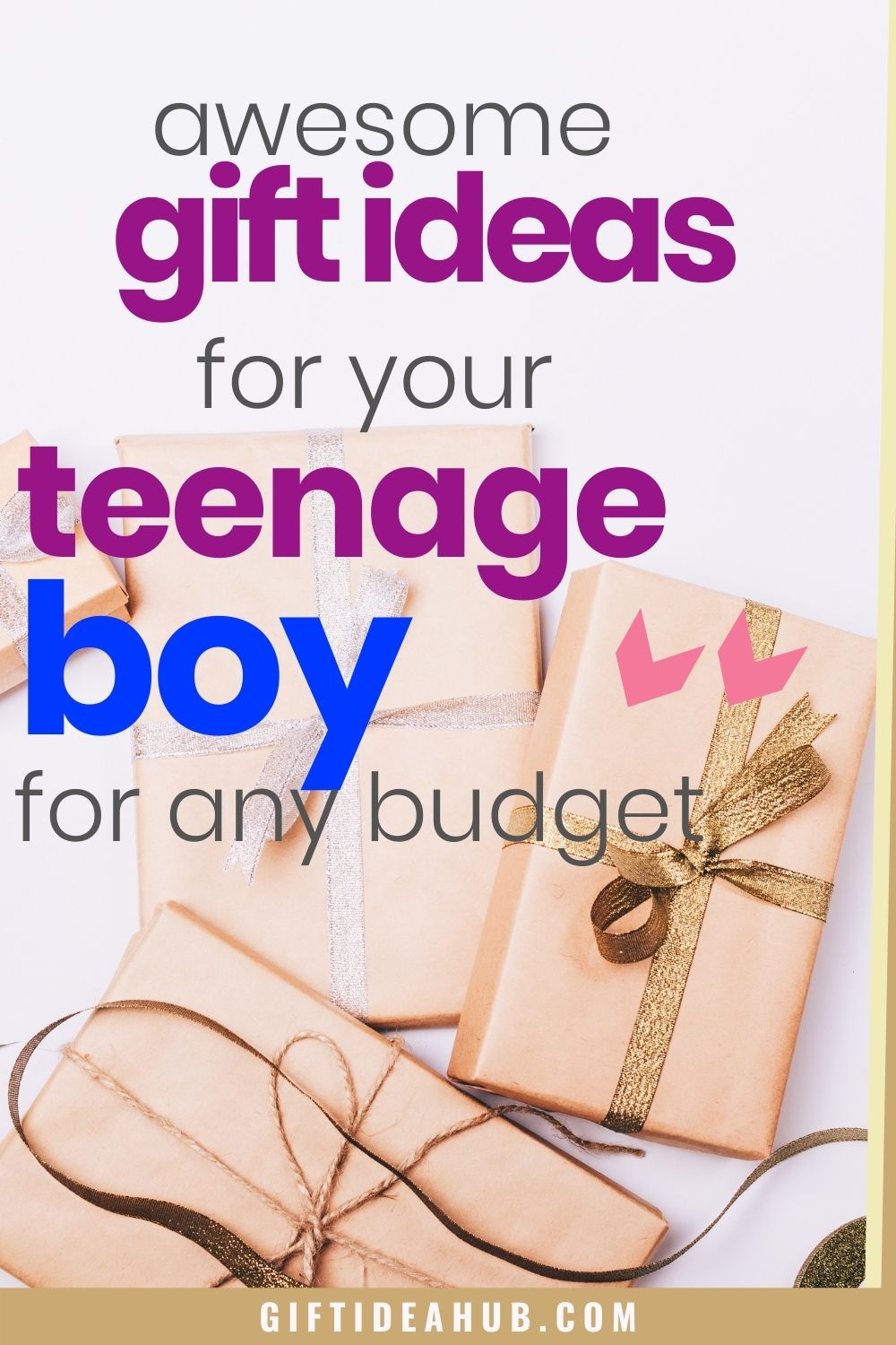 Gift ideas for teen boys