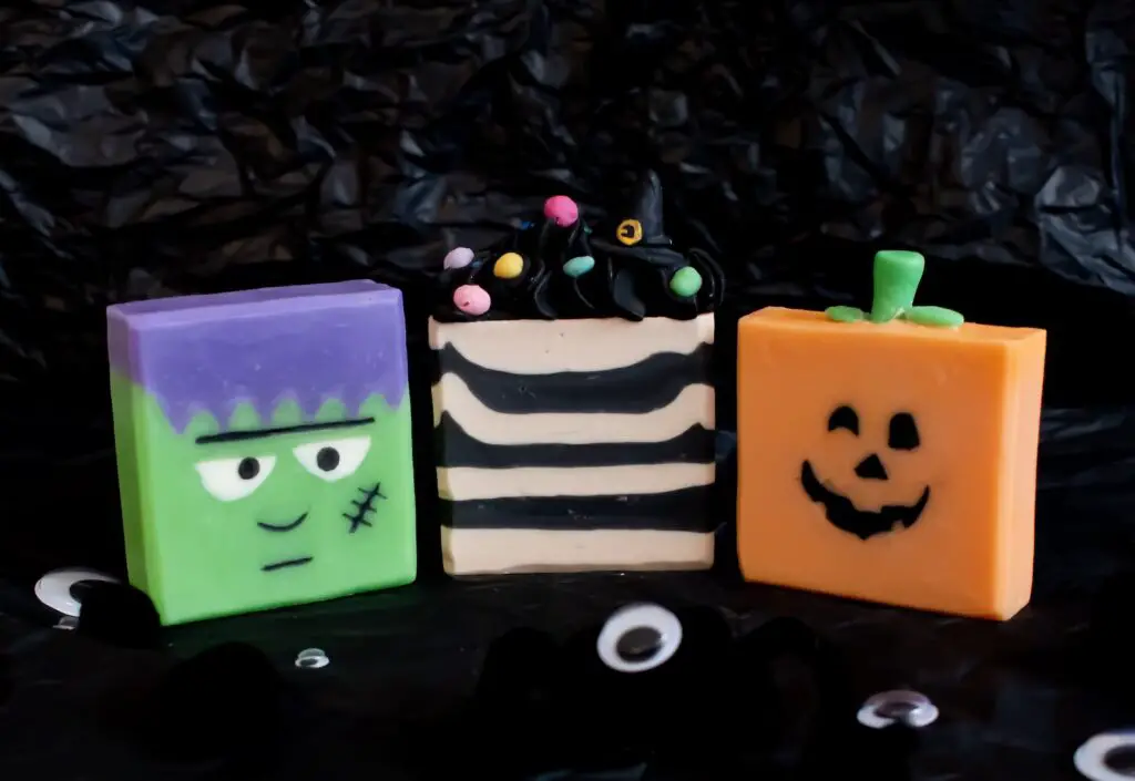 Halloween-themed soaps