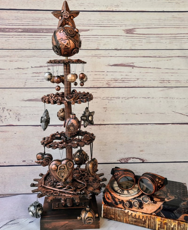 Steampunk Christmas Tree