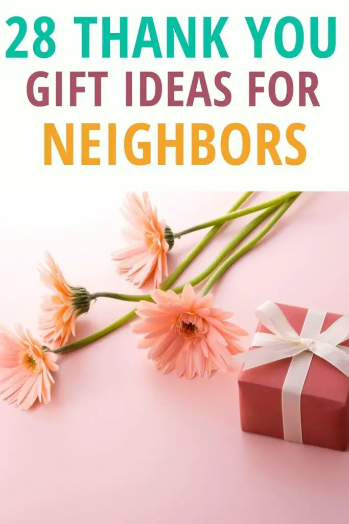 Thank you gifts for neighbors