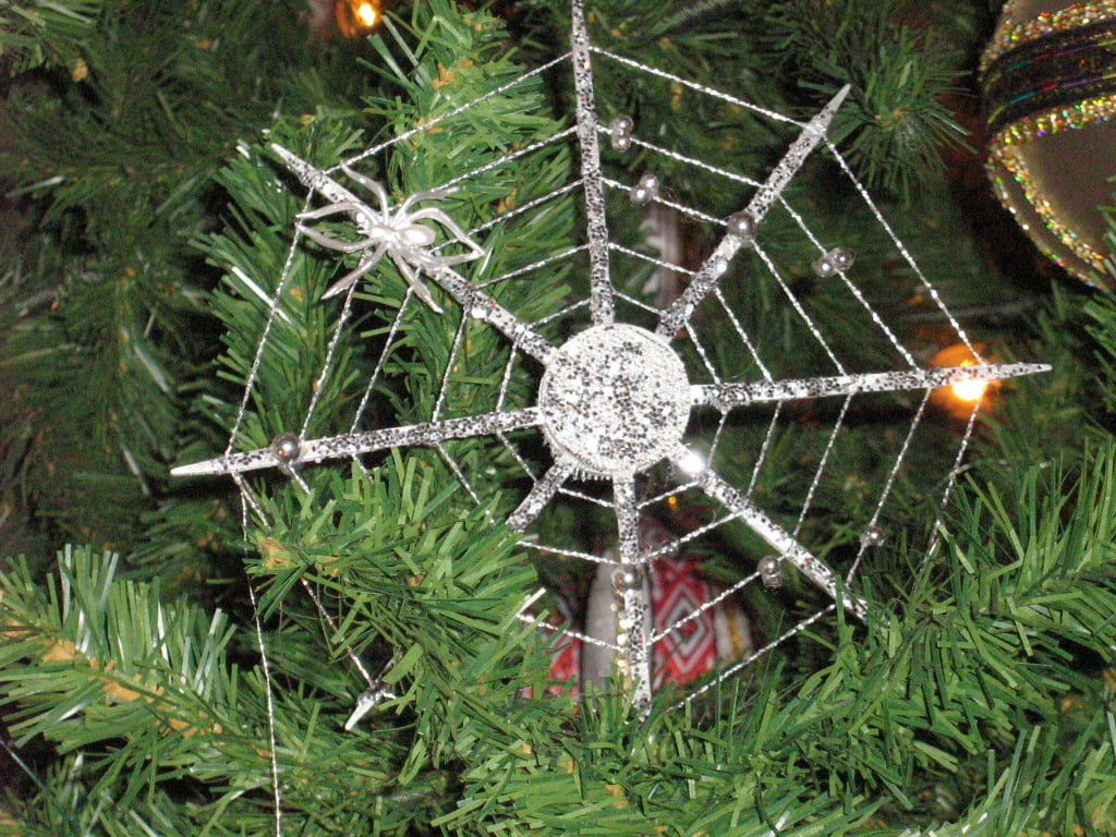 Christmas spider ornaments ukraine