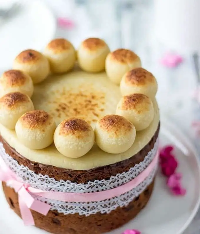 Simnel Cake, British Easter Fruit Cake