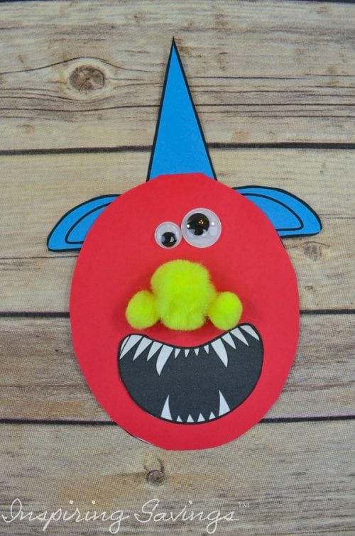 Diy Fathers day Monster Card