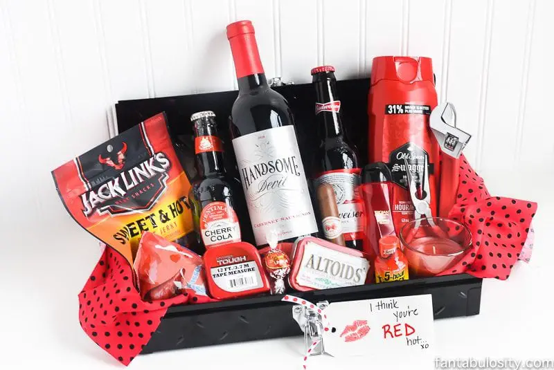 “I THINK YOU’RE RED HOT” GIFT BASKET