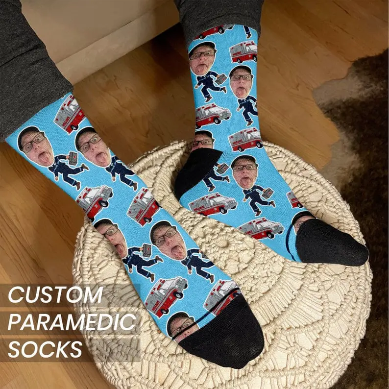 Personalized Face Socks for Men