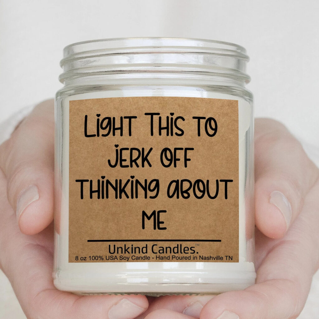 Funny Handmade Soy Candle