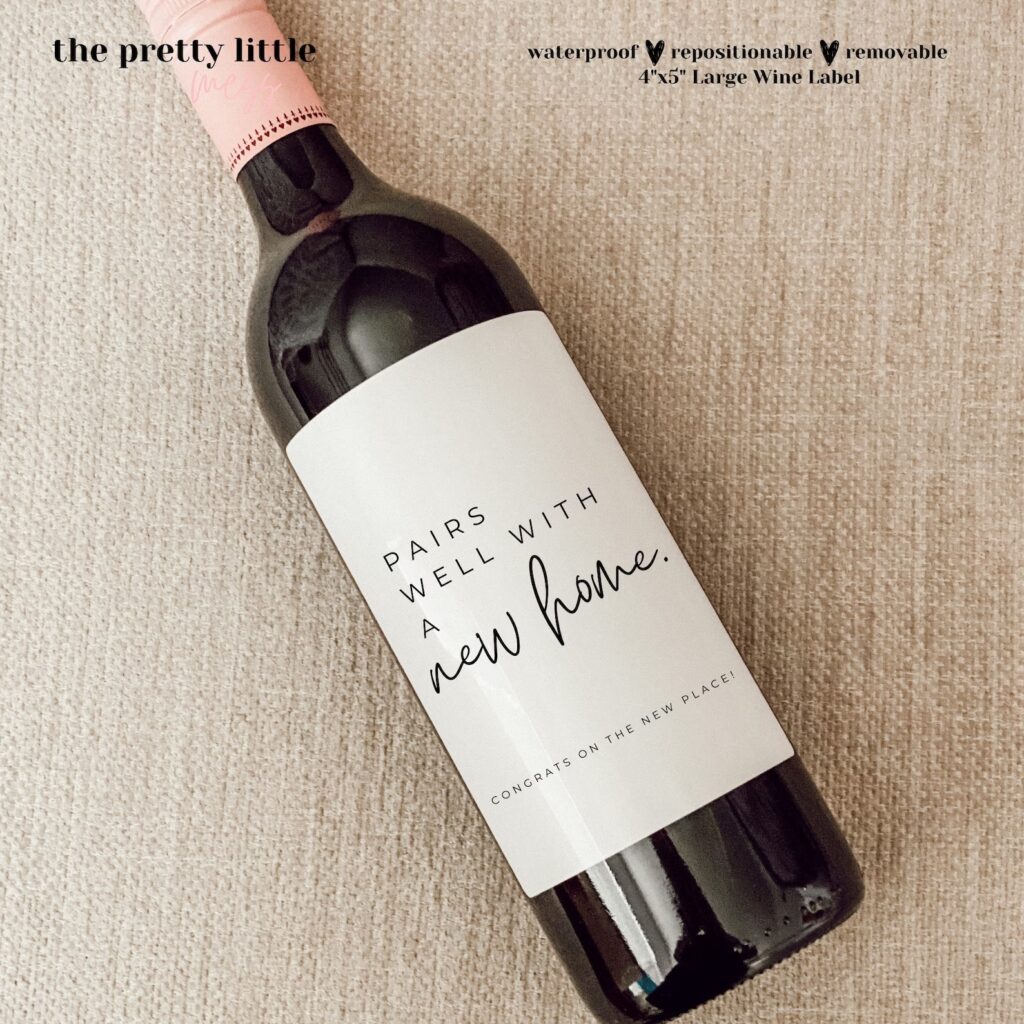 Housewarming Wine Label