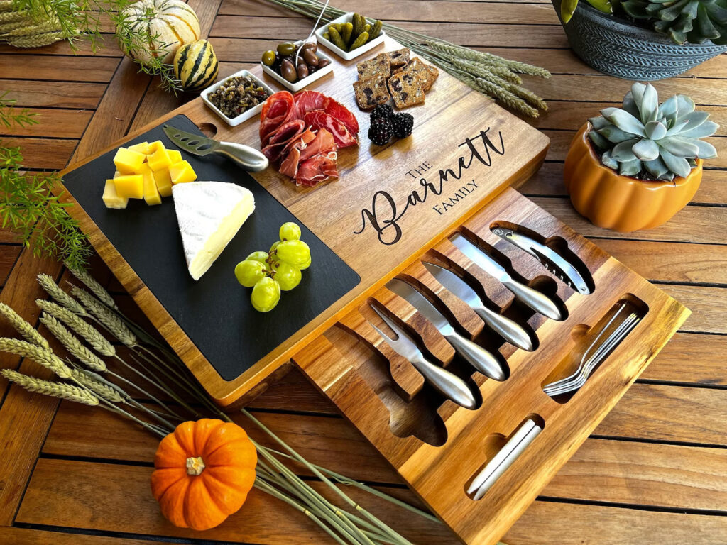 Personalized Charcuterie Board Set