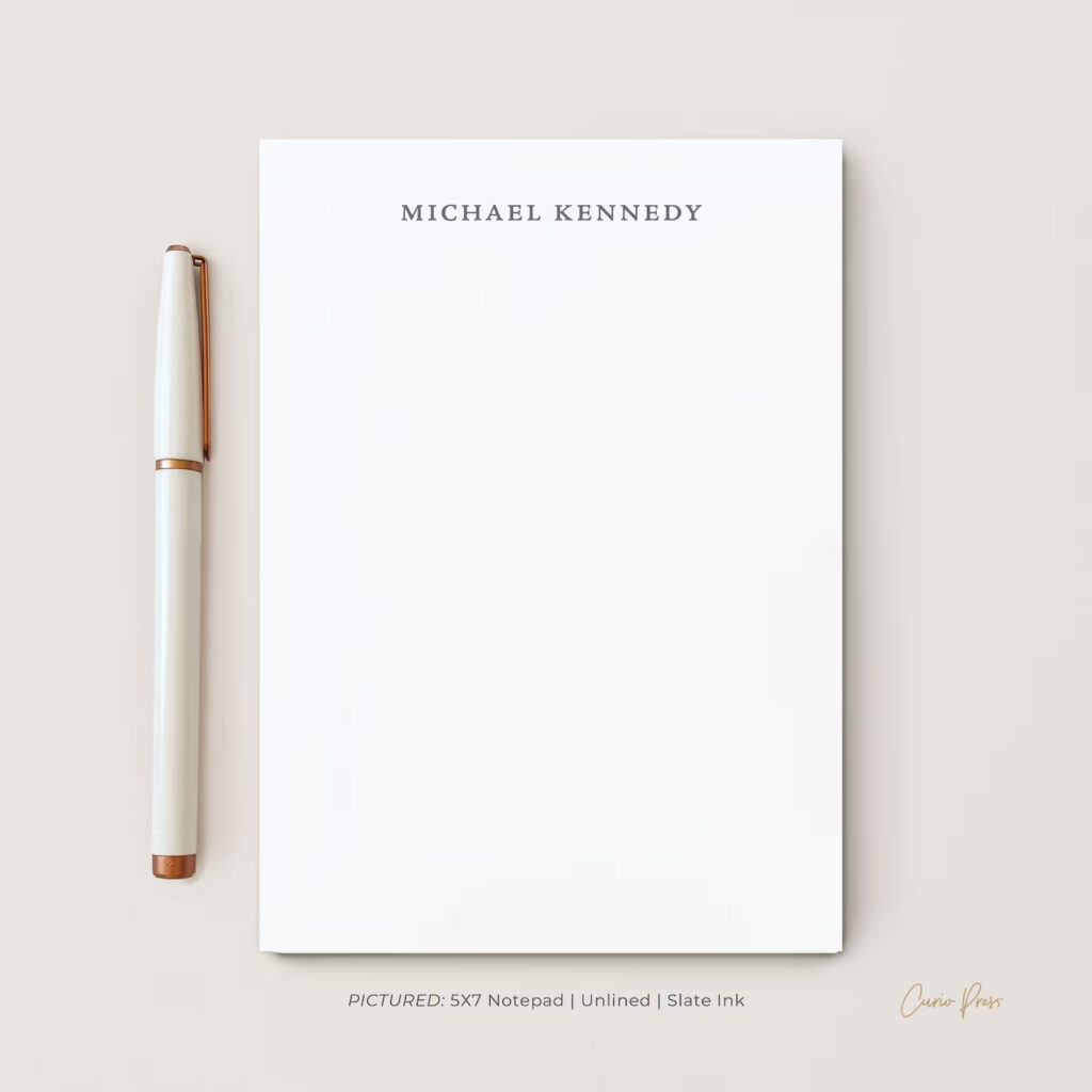 Personalized Professional Notepad