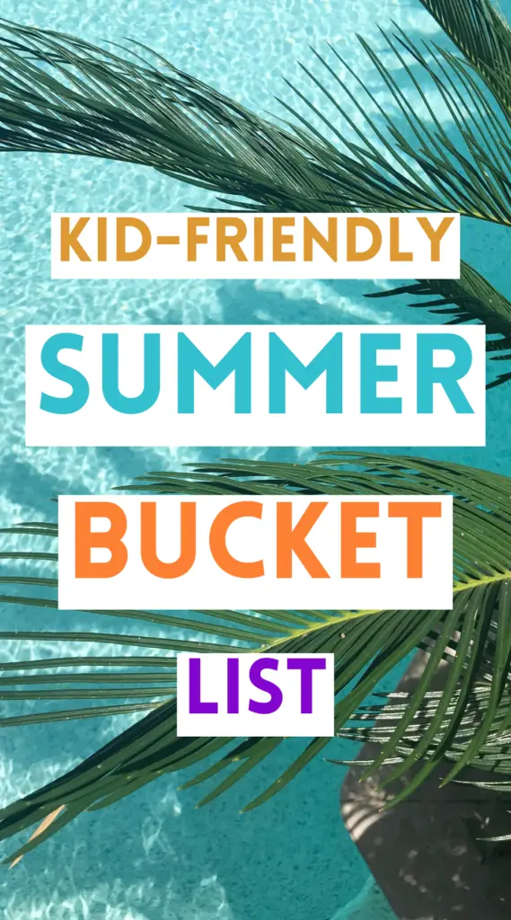 Summer Bucket List for Kids 
