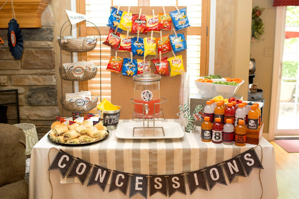 Football-themed party idea