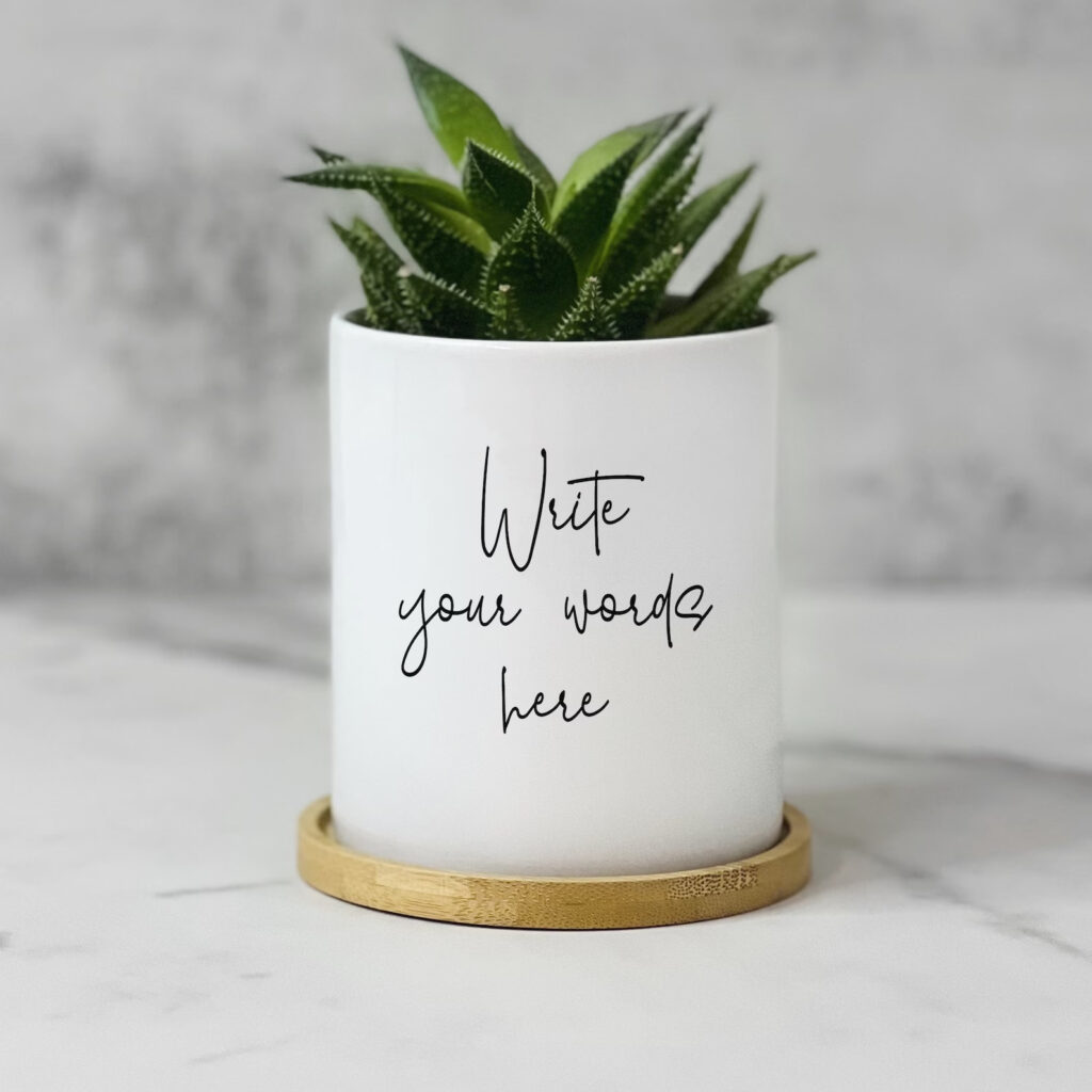 Personalized Succulent Planter