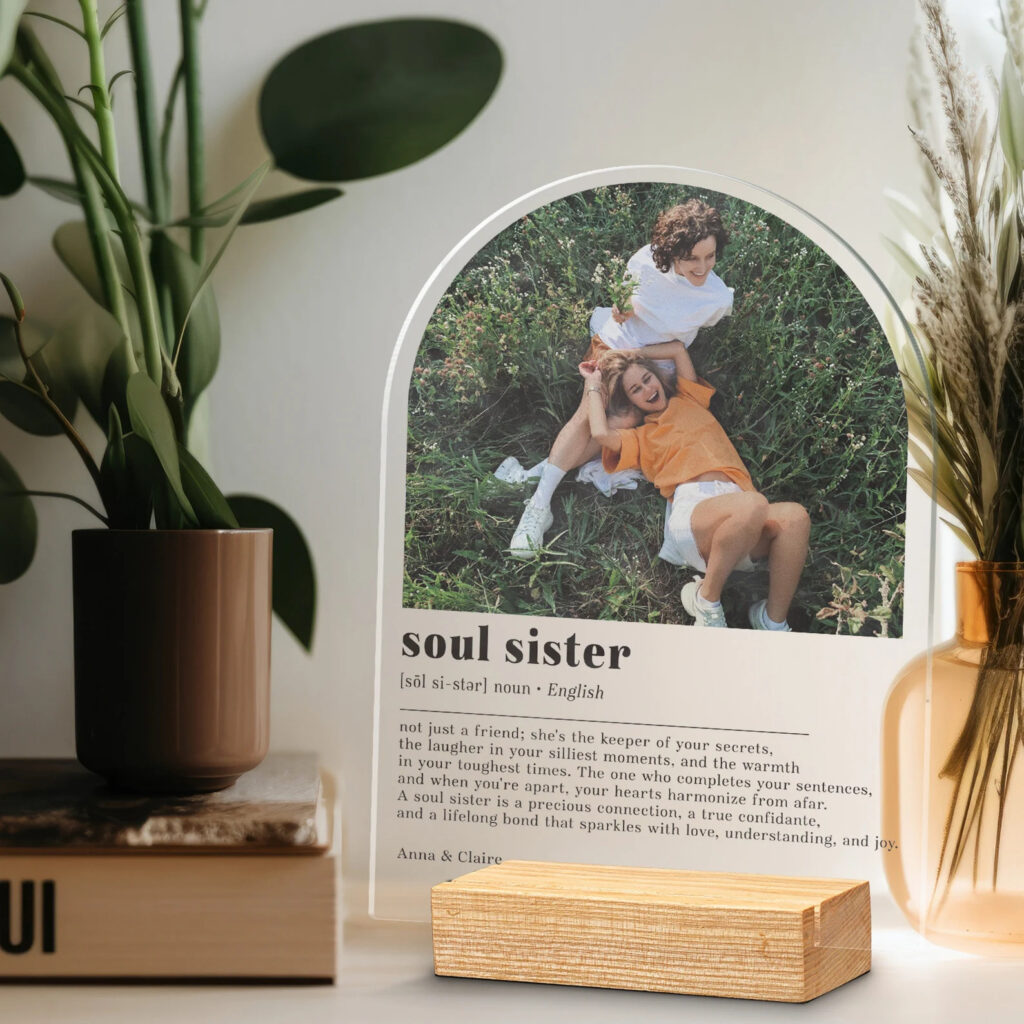 Personalized Soul Sister definition plaque