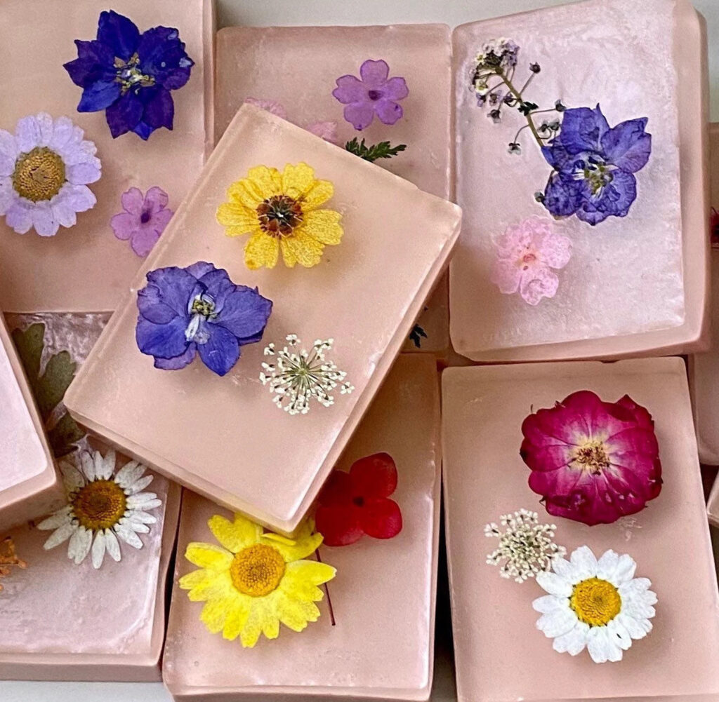 Pressed Flower Soap,