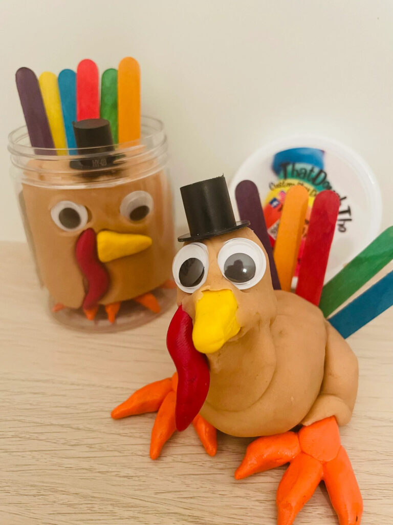 Turkey Play Dough Jar