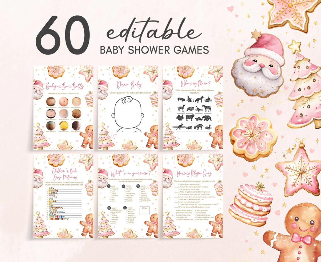 Santa Baby Shower Games