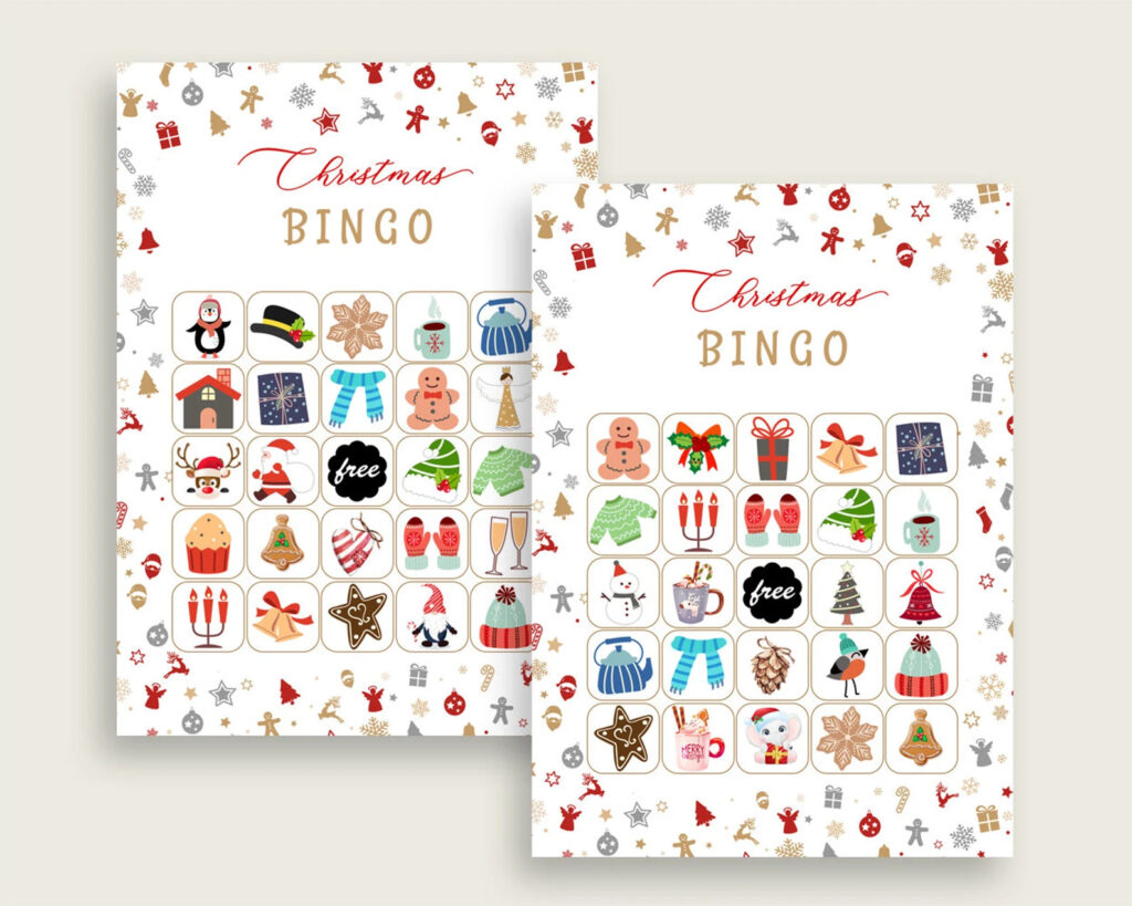 Holiday Bingo Cards