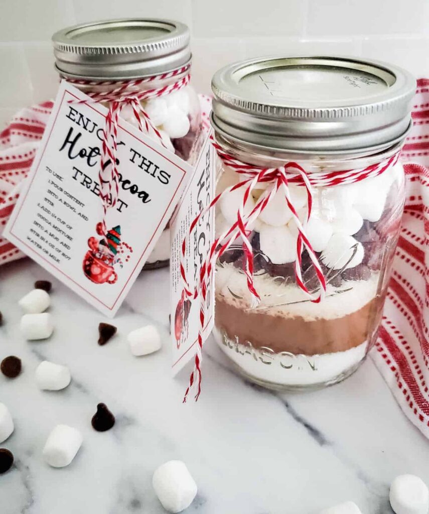 Hot Cocoa in a Jar