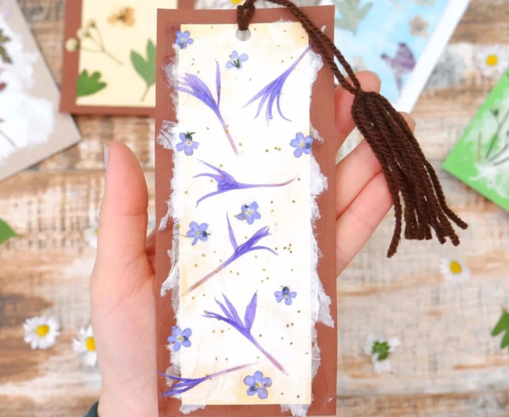 Pressed Flower Bookmarks