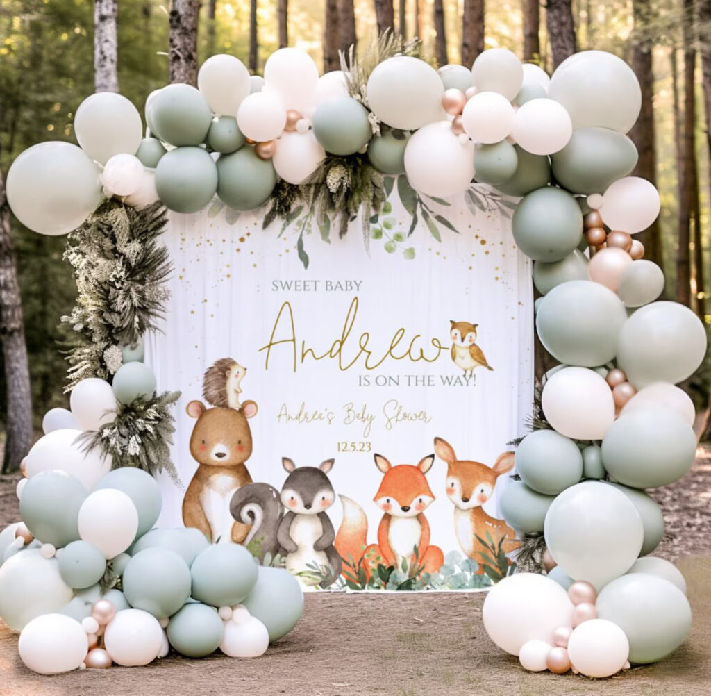 Woodland Animal Baby Shower Idea 