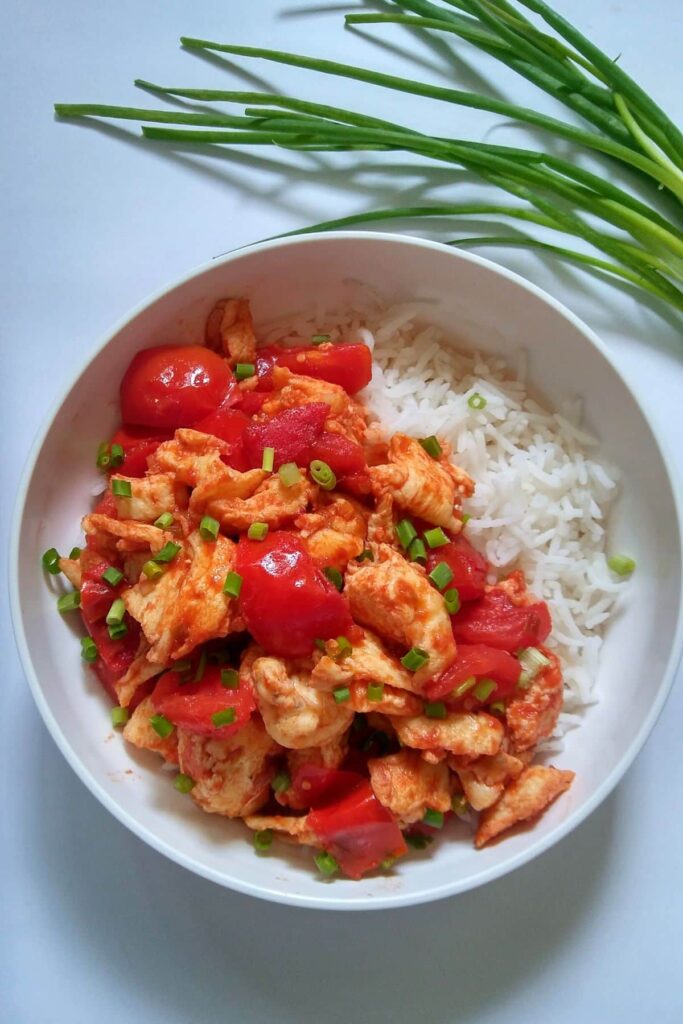 Chinese Tomato Egg Stir Fry