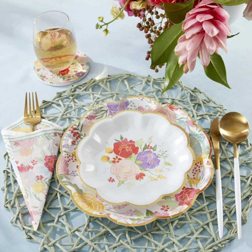 Floral Plates