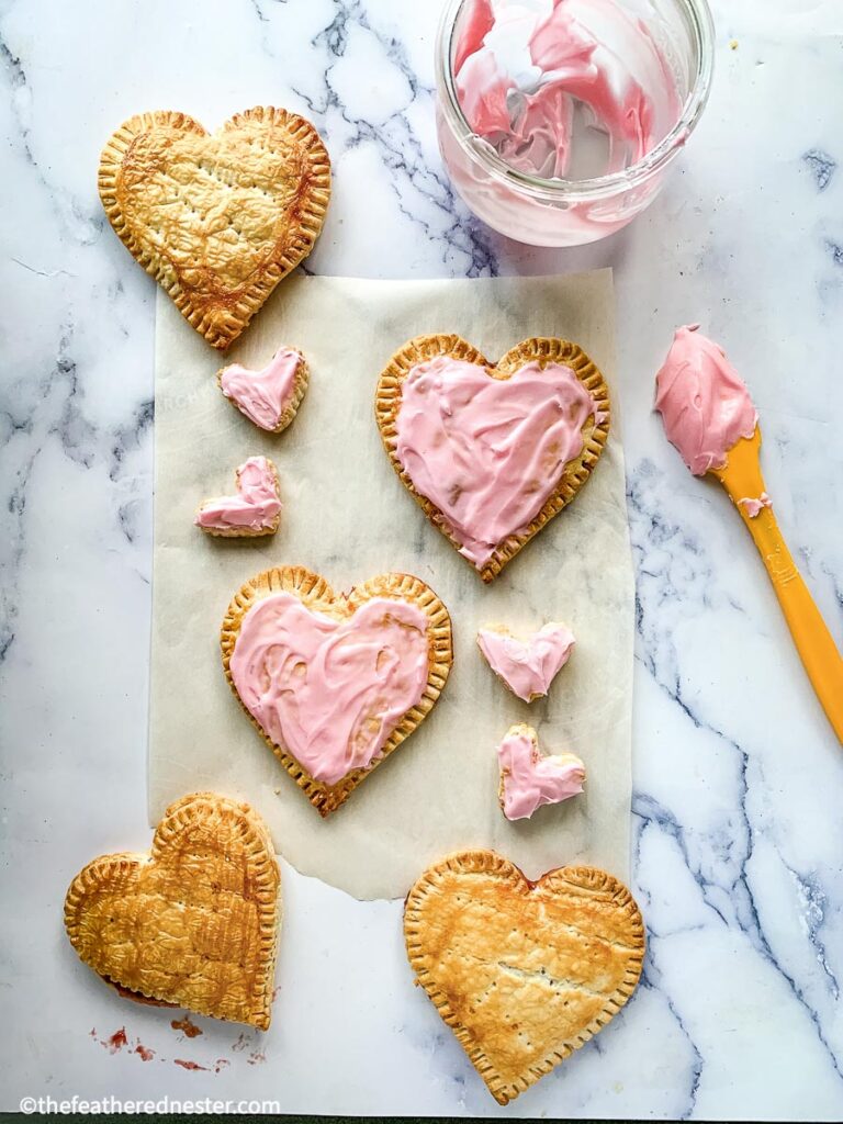 Heart-shaped Pop Tarts