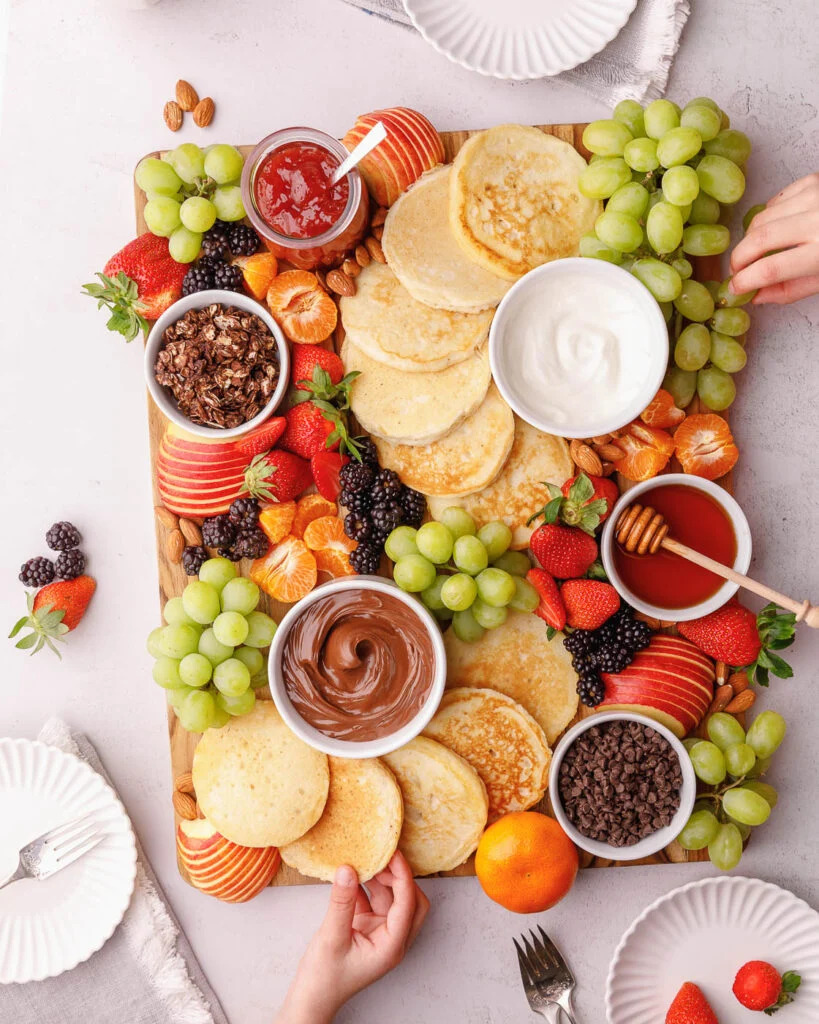 Pancake Charcuterie Board