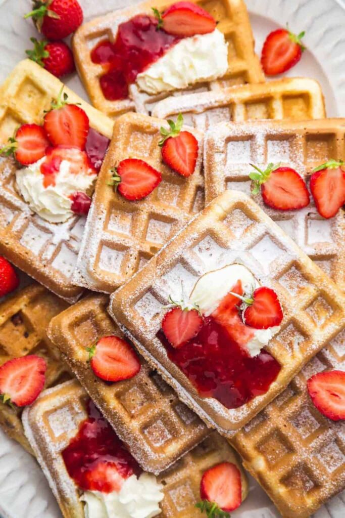 Strawberry Waffles