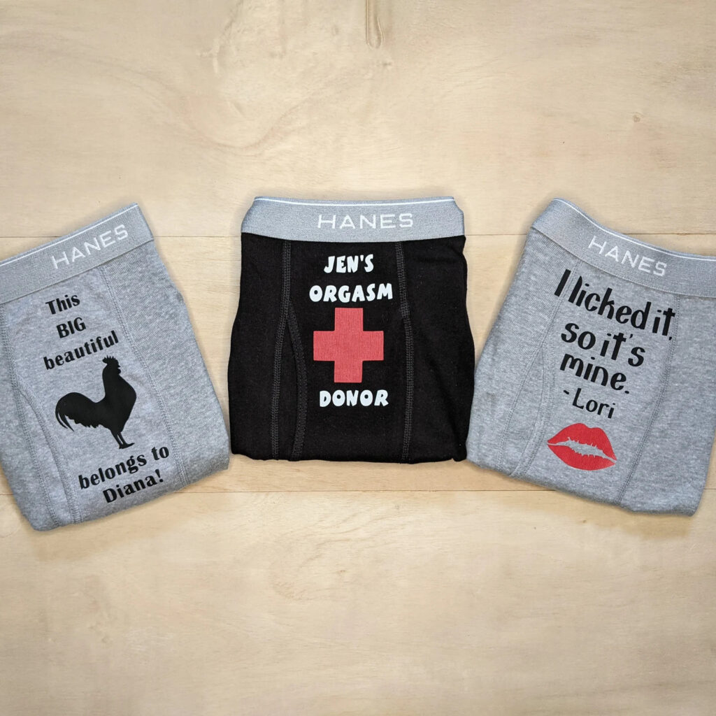 2nd Anniversary Personalized Boxers