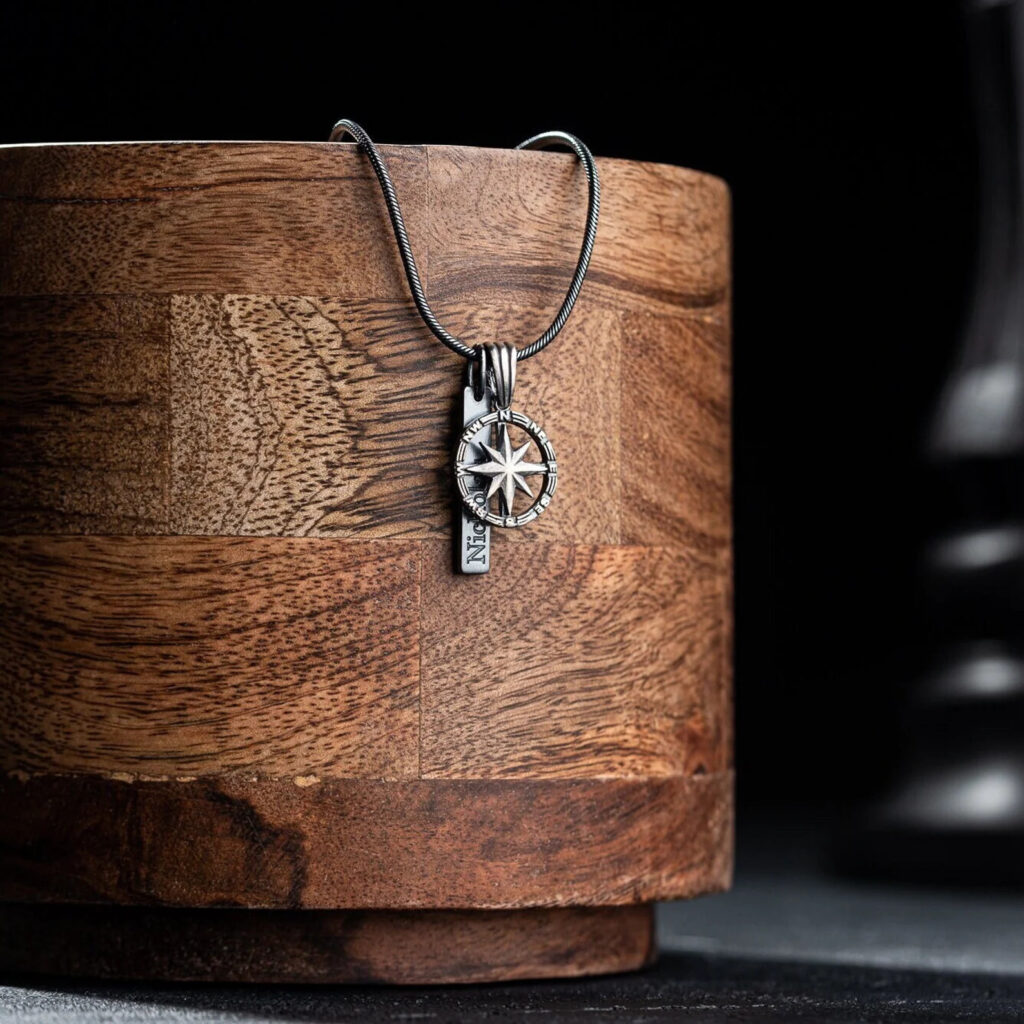 Custom Compass Necklace