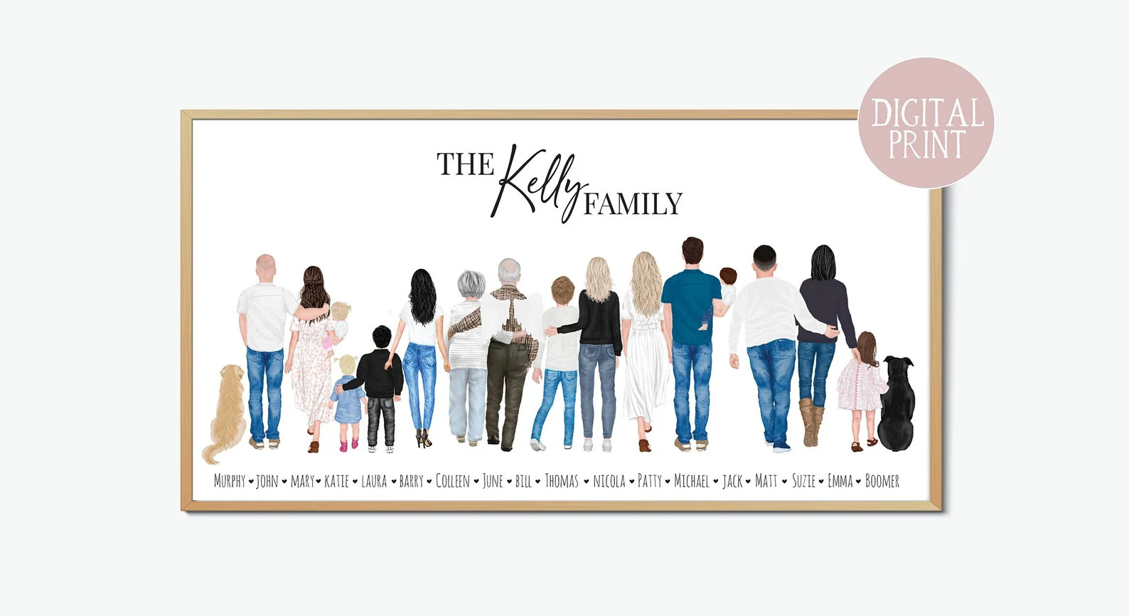 Large Family Print