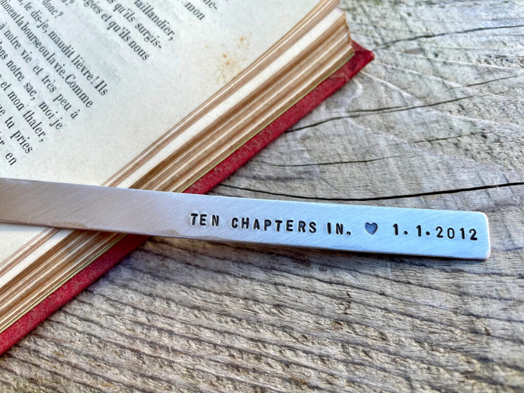 Personalized Aluminum Bookmark