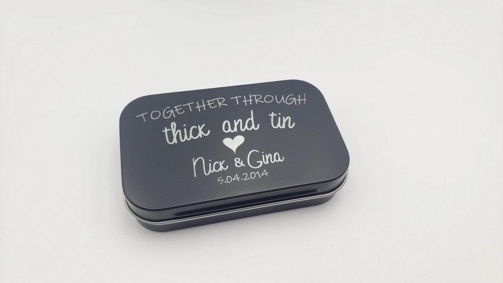 Personalized Gift Metal Tin Box