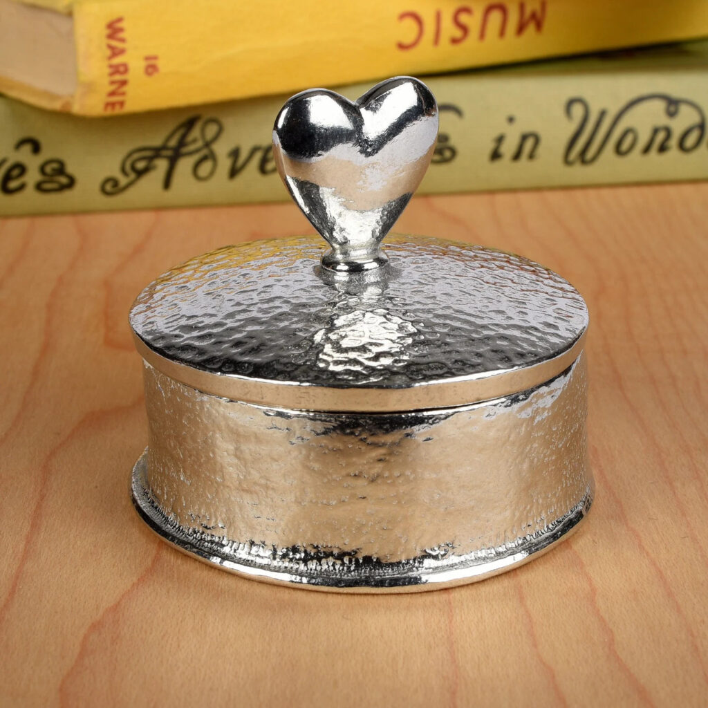 Tenth Wedding Anniversary Pewter Box