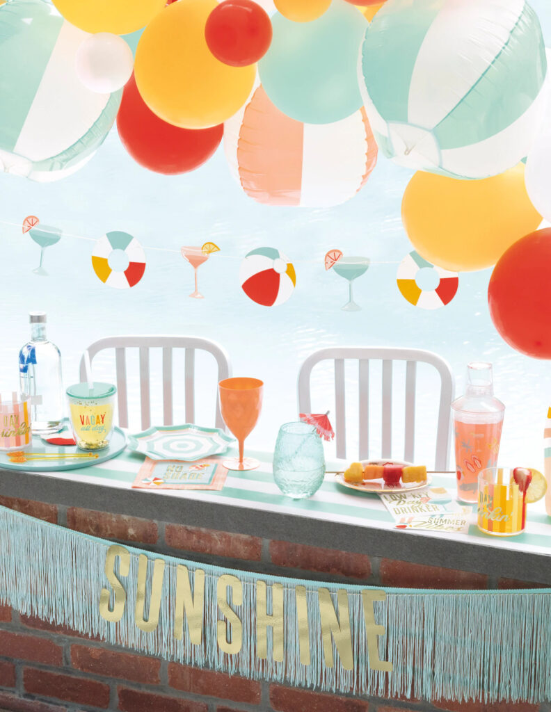 Beach Ball Balloon Arch
