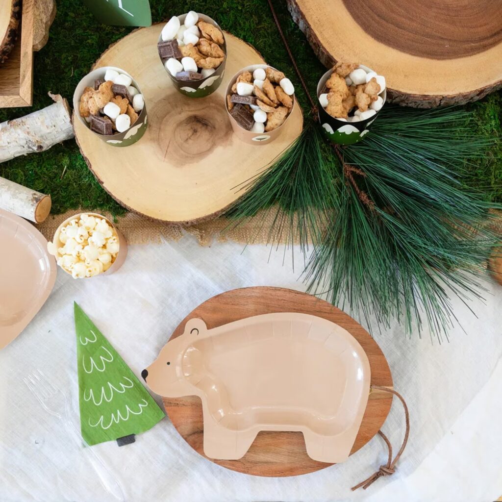 Bear Paper Plates