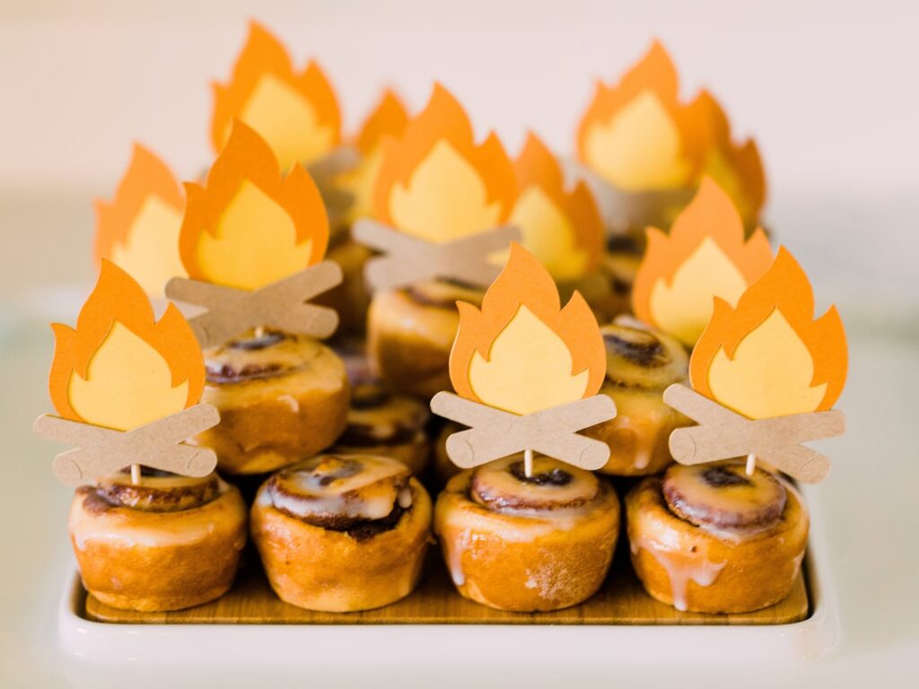 Campfire Cupcake Toppers