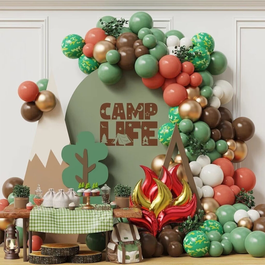 Camping Adventure Balloon Garland Kit