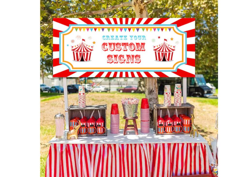 Carnival Party Sign