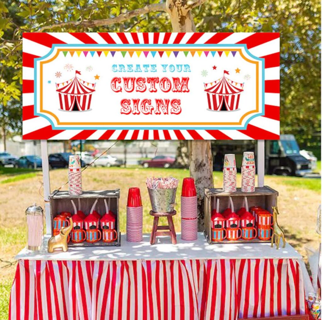 Carnival Party Sign