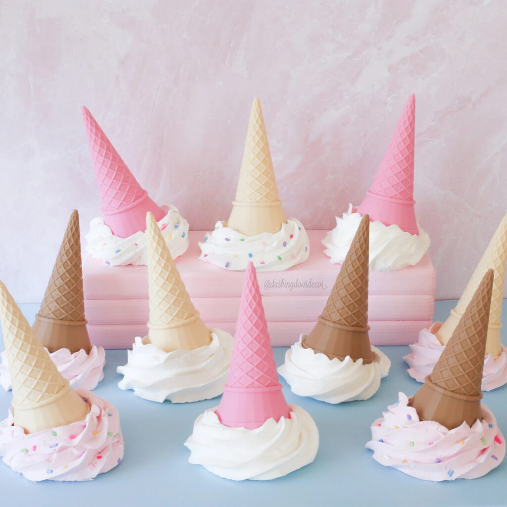Fake Ice Cream Decoration
