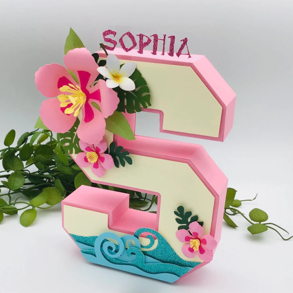 Hawaiian 3d letter