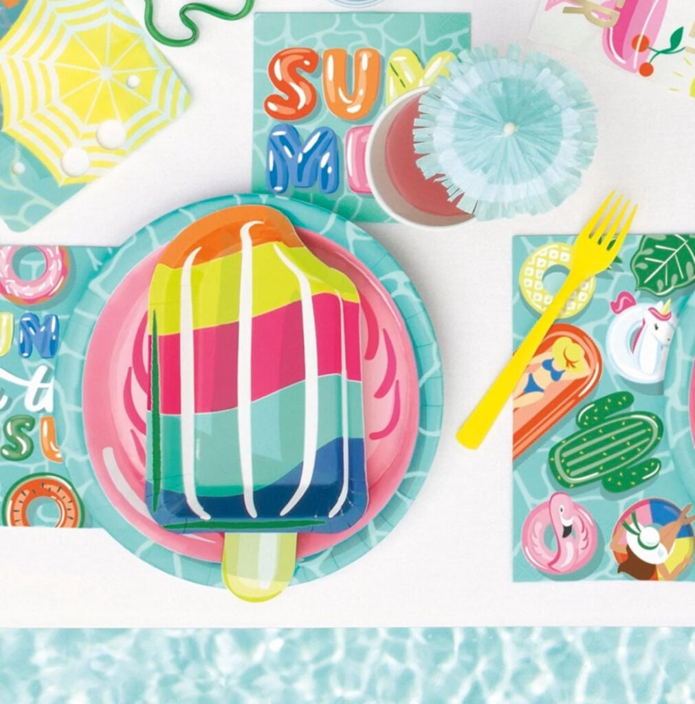 Summer Popsicle Party Plates