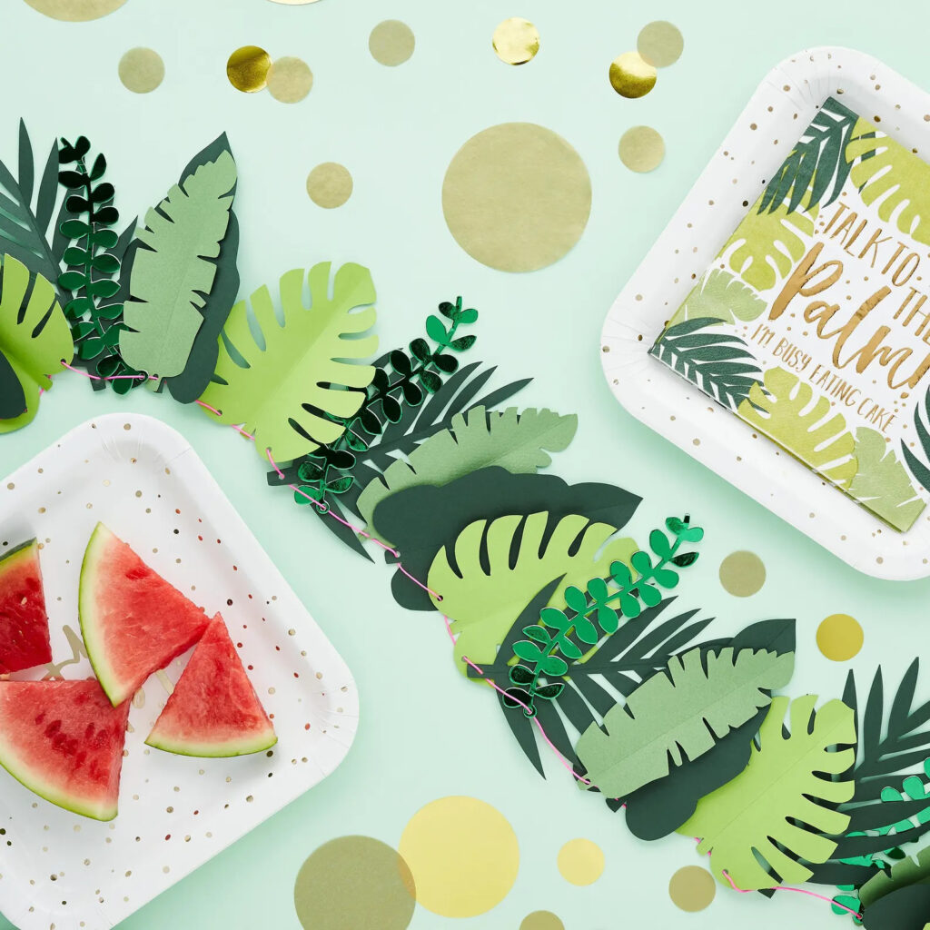 Tropical Leaf Party Garland
