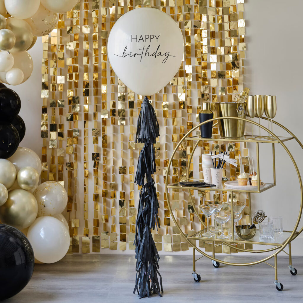 Black and Gold Decor Idea