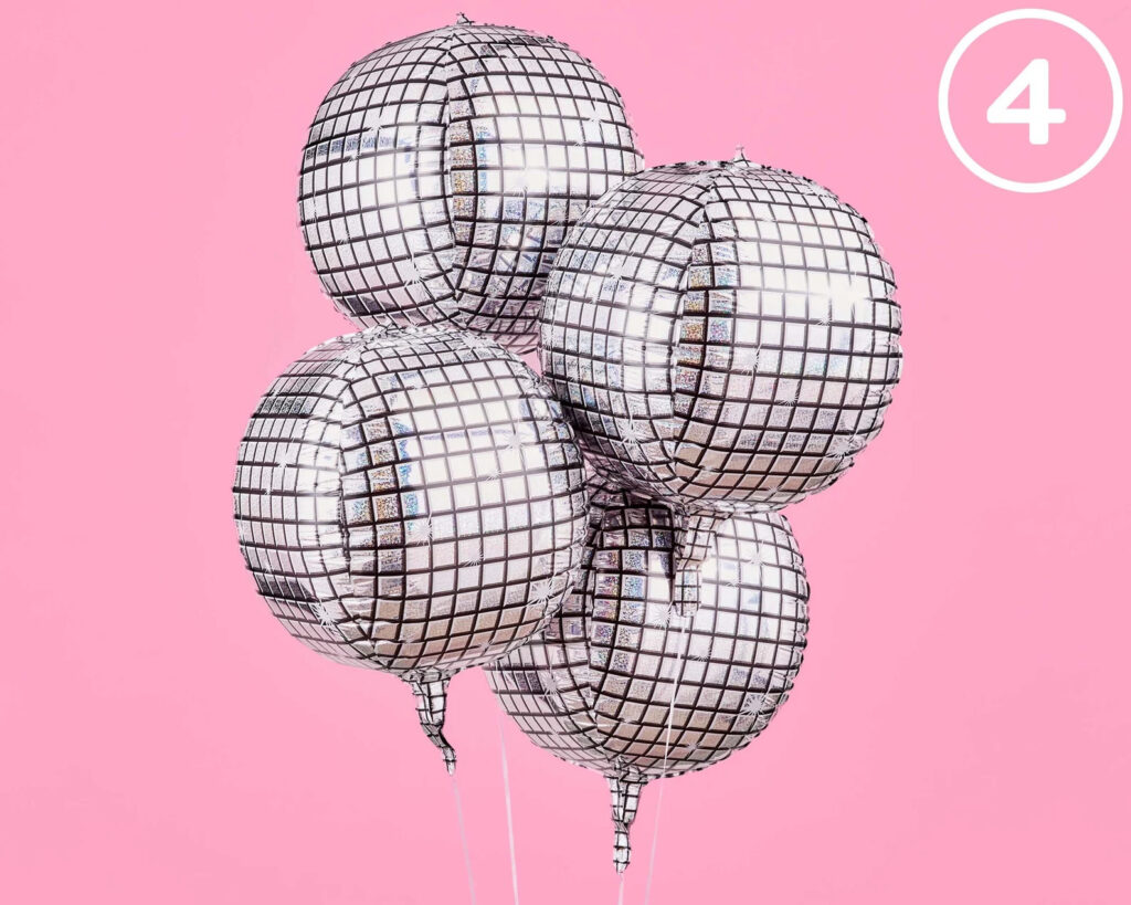 Disco Ball Foil Balloons