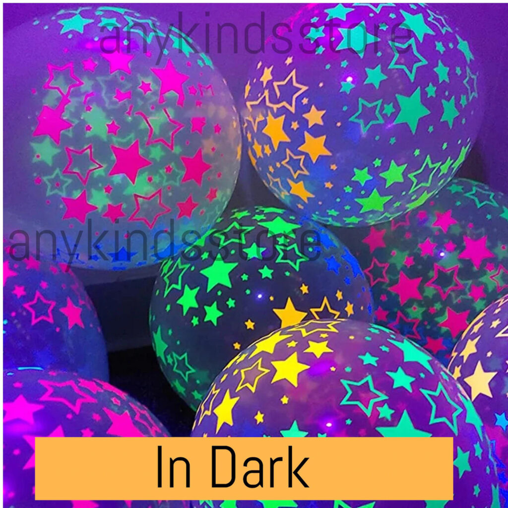 Glow In Dark Neon Balloons