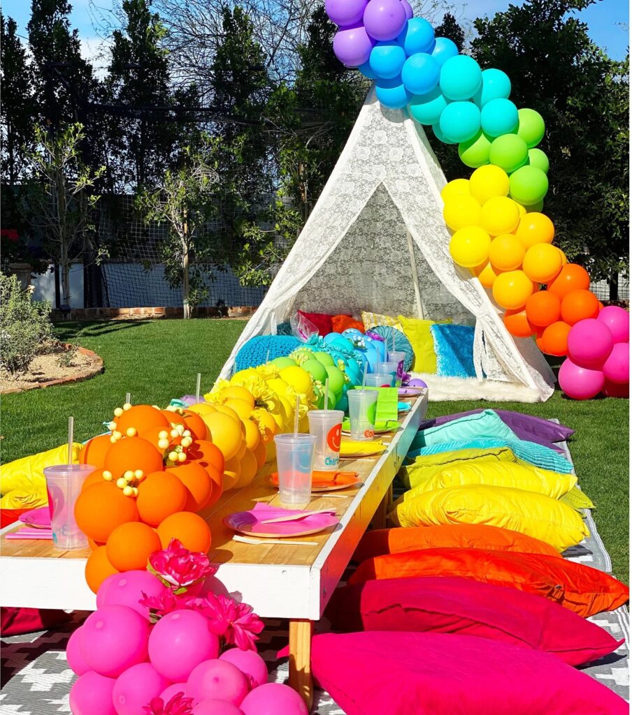 Rainbow Balloon Garland Kit