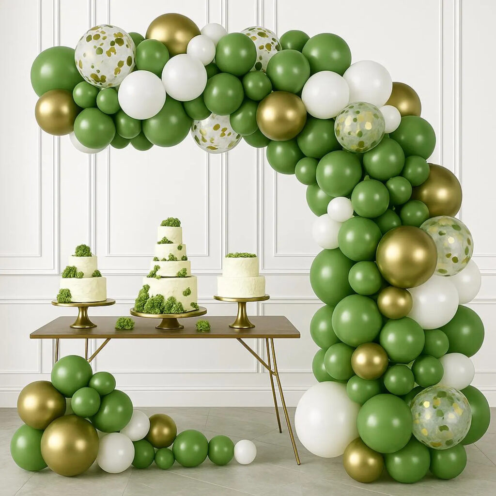 Sage Green Balloon Garland Kit